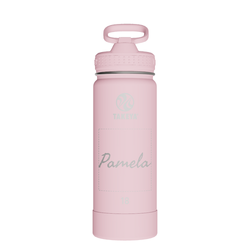 Actives Water Bottle With Straw Lid - customized