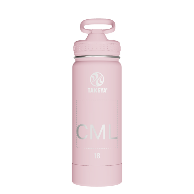 Actives Water Bottle With Straw Lid - customized