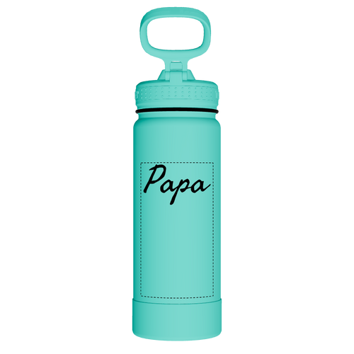 Actives Water Bottle With Straw Lid - customized
