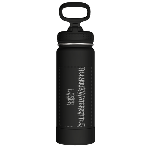 Actives Water Bottle With Straw Lid - customized