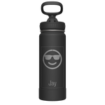 Actives Water Bottle With Straw Lid - customized