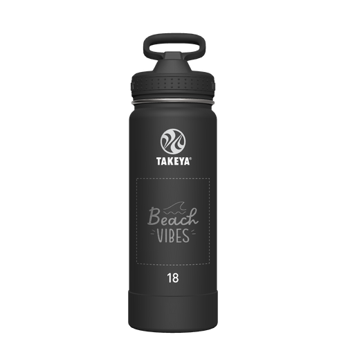 Actives Water Bottle With Straw Lid - customized