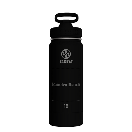 Actives Water Bottle With Straw Lid - customized