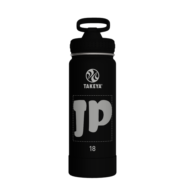Actives Water Bottle With Straw Lid - customized