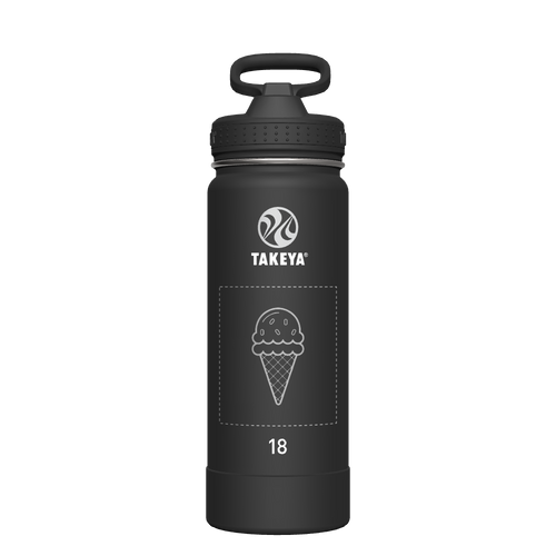 Actives Water Bottle With Straw Lid - customized