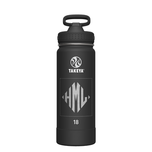 Actives Water Bottle With Straw Lid - customized