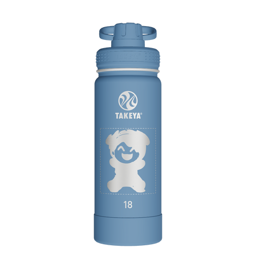 Actives Water Bottle With Spout Lid - customized