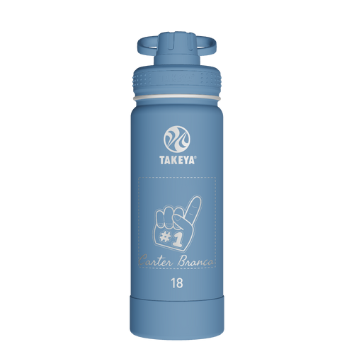 Actives Water Bottle With Spout Lid - customized