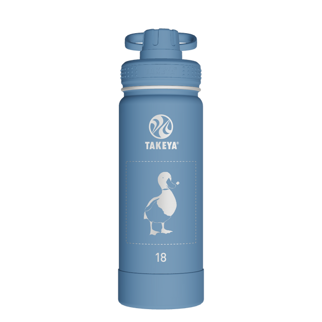 Actives Water Bottle With Spout Lid - customized