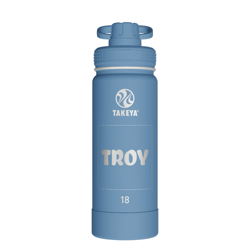 Actives Water Bottle With Spout Lid - customized