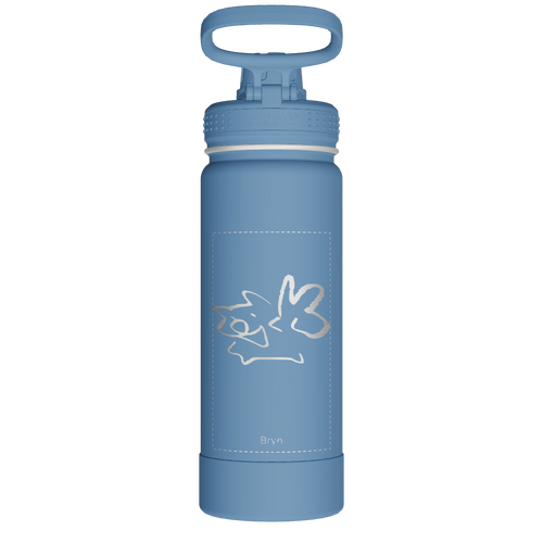 Actives Water Bottle With Spout Lid - customized