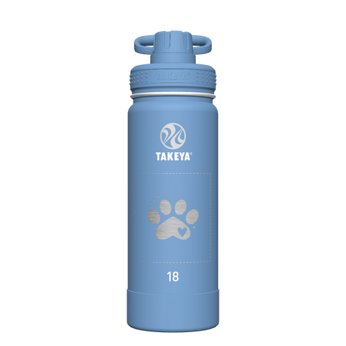 Actives Water Bottle With Spout Lid - customized