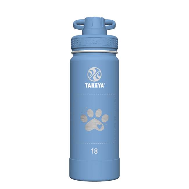 Actives Water Bottle With Spout Lid - customized