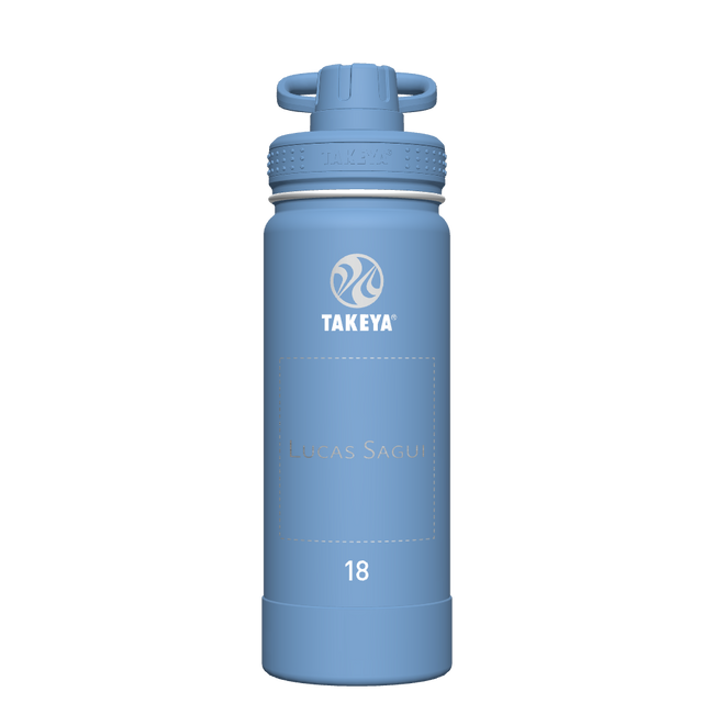 Actives Water Bottle With Spout Lid - customized