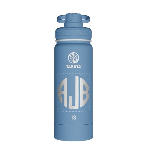 Actives Water Bottle With Spout Lid - customized