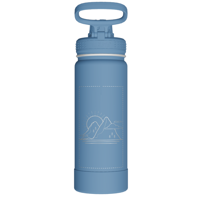 Actives Water Bottle With Spout Lid - customized