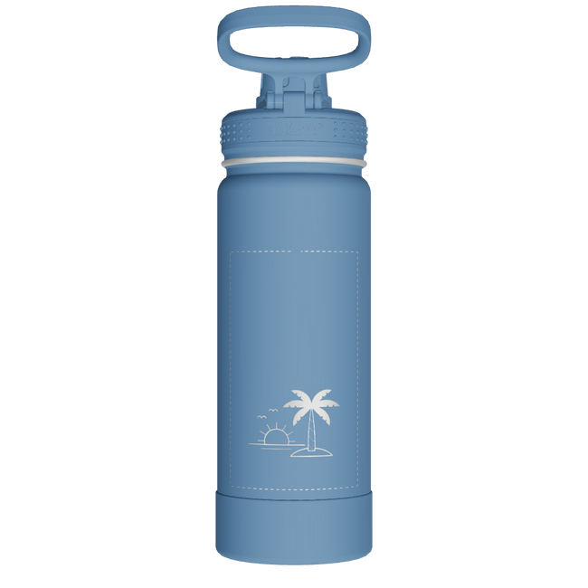 Actives Water Bottle With Spout Lid - customized