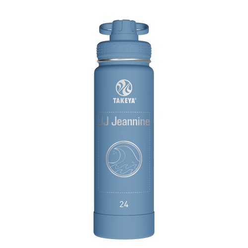 Actives Water Bottle With Spout Lid - customized