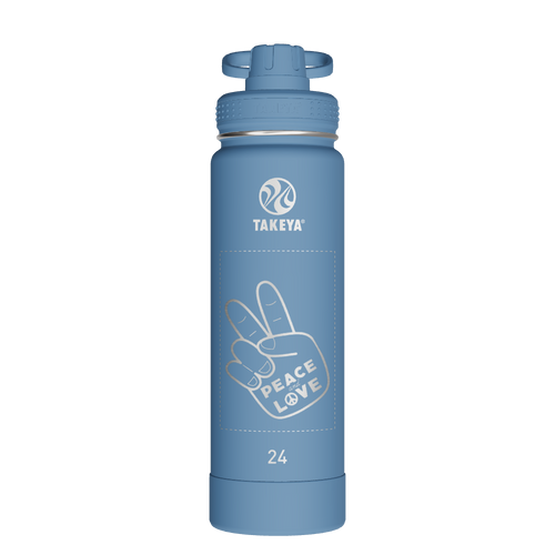 Actives Water Bottle With Spout Lid - customized