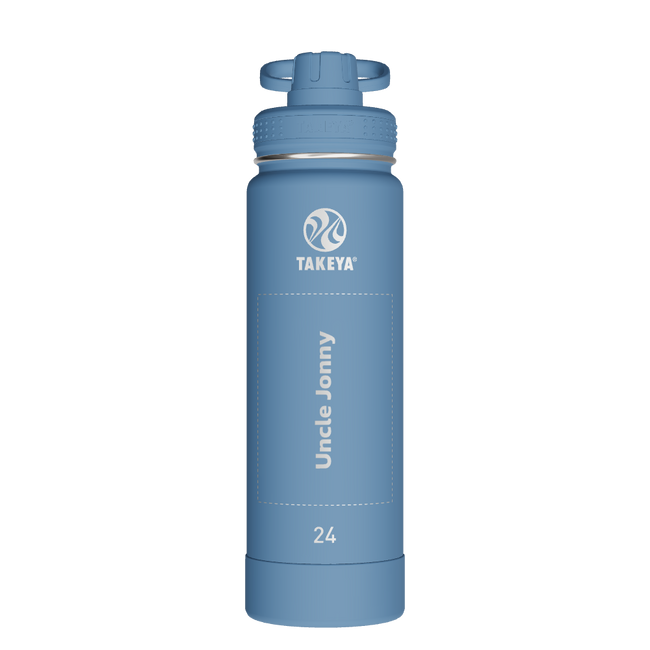 Actives Water Bottle With Spout Lid - customized