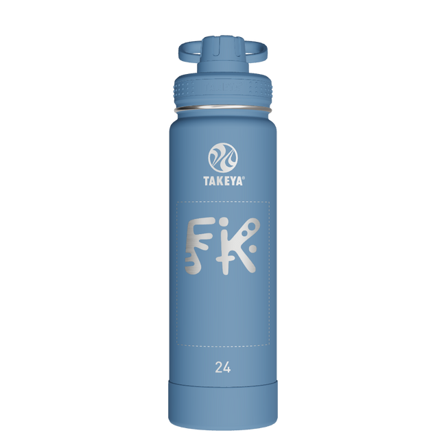 Actives Water Bottle With Spout Lid - customized