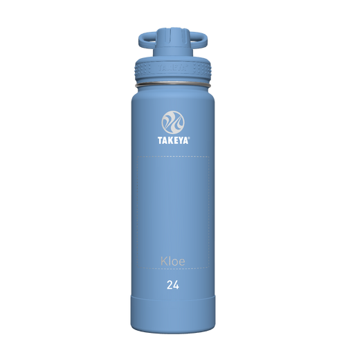 Actives Water Bottle With Spout Lid - customized