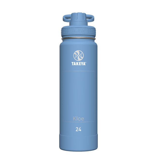 Actives Water Bottle With Spout Lid - customized