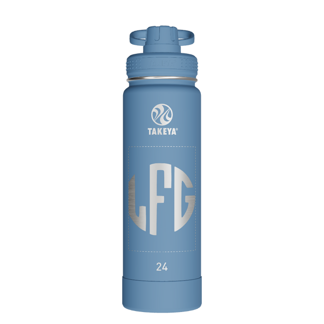 Actives Water Bottle With Spout Lid - customized