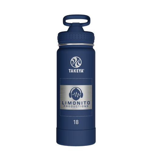 Actives Water Bottle With Straw Lid - customized