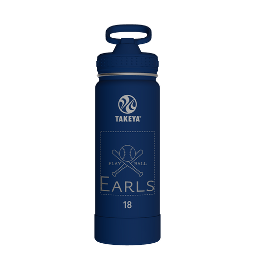Actives Water Bottle With Straw Lid - customized
