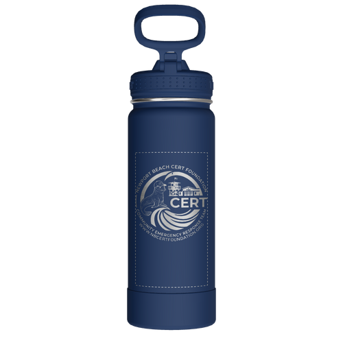 Actives Water Bottle With Straw Lid - customized
