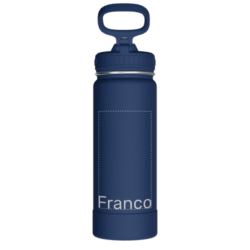 Actives Water Bottle With Straw Lid - customized