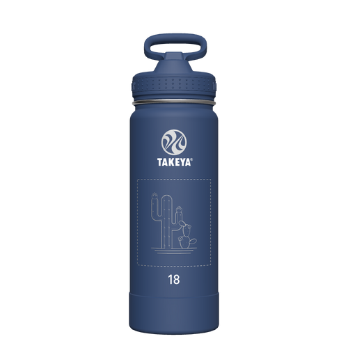 Actives Water Bottle With Straw Lid - customized