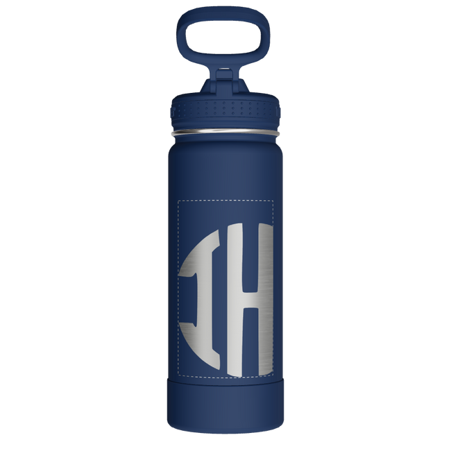 Actives Water Bottle With Straw Lid - customized