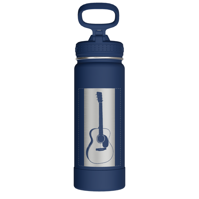 Actives Water Bottle With Straw Lid - customized