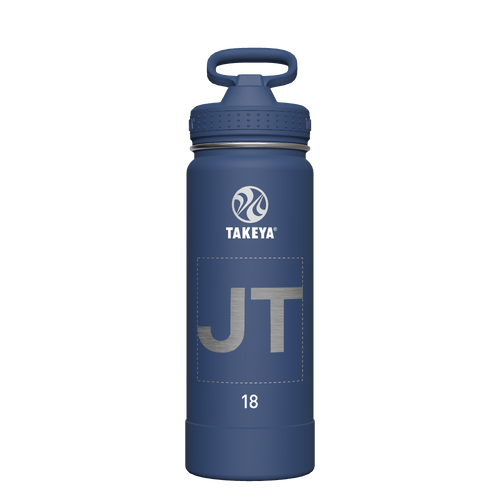 Actives Water Bottle With Straw Lid - customized