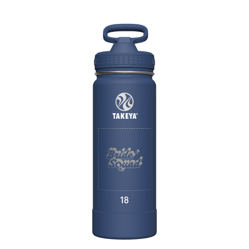 Actives Water Bottle With Straw Lid - customized