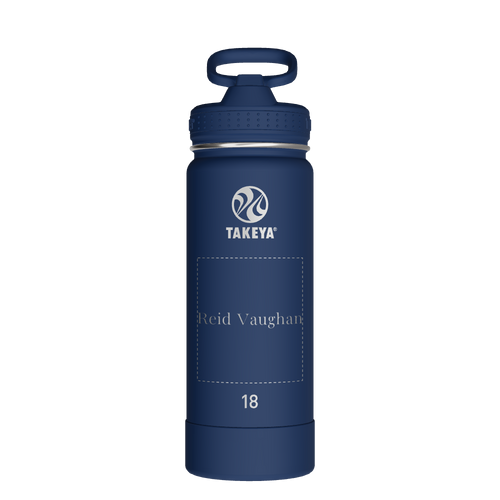 Actives Water Bottle With Straw Lid - customized