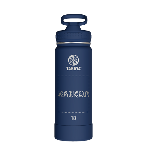 Actives Water Bottle With Straw Lid - customized
