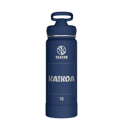 Actives Water Bottle With Straw Lid - customized
