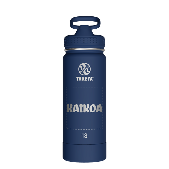 Actives Water Bottle With Straw Lid - customized