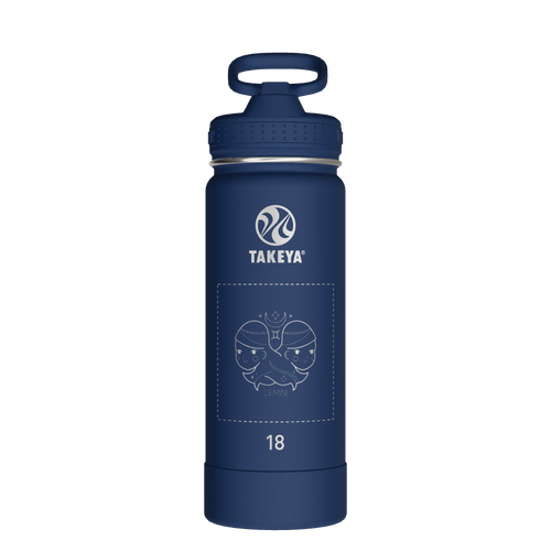 Actives Water Bottle With Straw Lid - customized