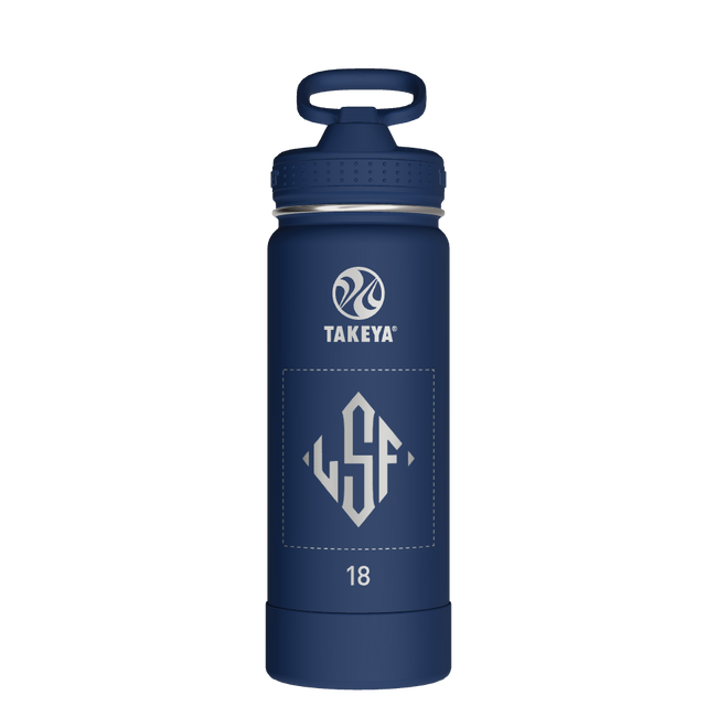 Actives Water Bottle With Straw Lid - customized