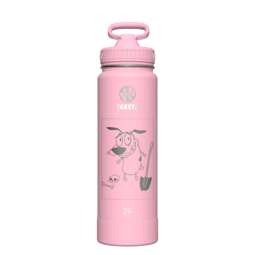 Actives Water Bottle With Straw Lid - customized