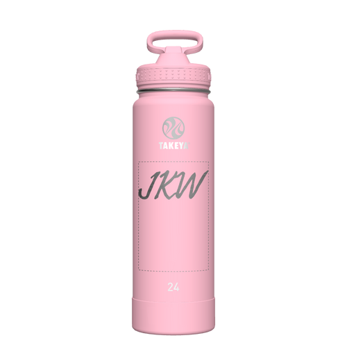 Actives Water Bottle With Straw Lid - customized