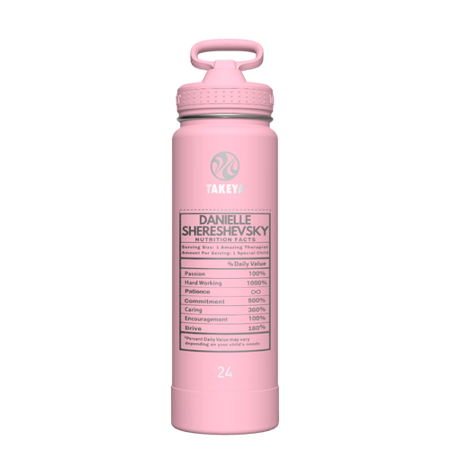 Actives Water Bottle With Straw Lid - customized