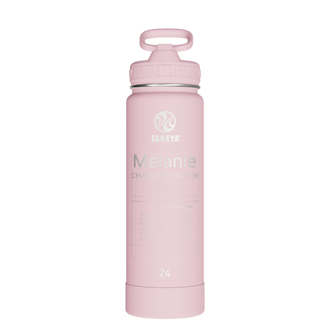 Actives Water Bottle With Straw Lid - customized