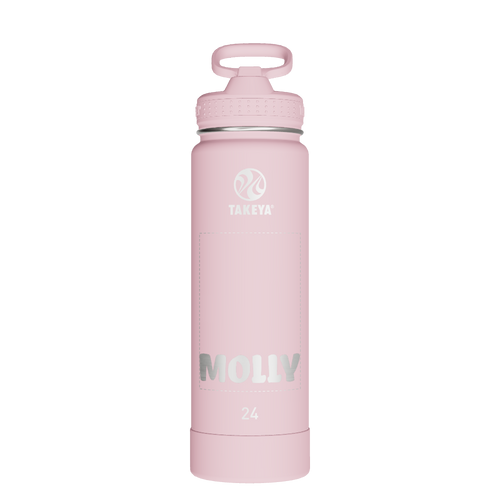 Actives Water Bottle With Straw Lid - customized