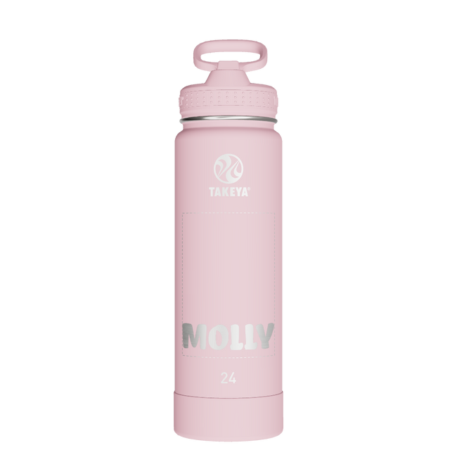Actives Water Bottle With Straw Lid - customized