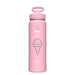 Actives Water Bottle With Straw Lid - customized